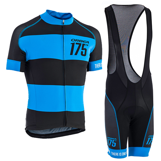 2017 Maillot Orbea Tirantes Mangas Cortas Negro Y Azul (2)